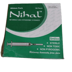 SYRINGE 5ML 100PC(NIHAL)