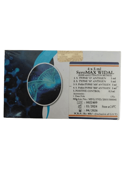 WIDAL SLIDE KIT -4X5ML (AVECON)