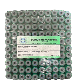 SODIUM HEPARINE VACCUM-100PCS (ACCUCERA)