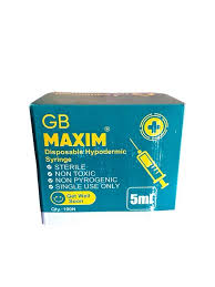 SYRINGE 5ML -100PC (G.B)