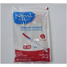 INSULIN SYRINGE 1ML- 10PC(NIHAL)