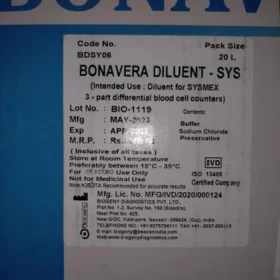 DILUENT SYSMEX BIOGENY-20L